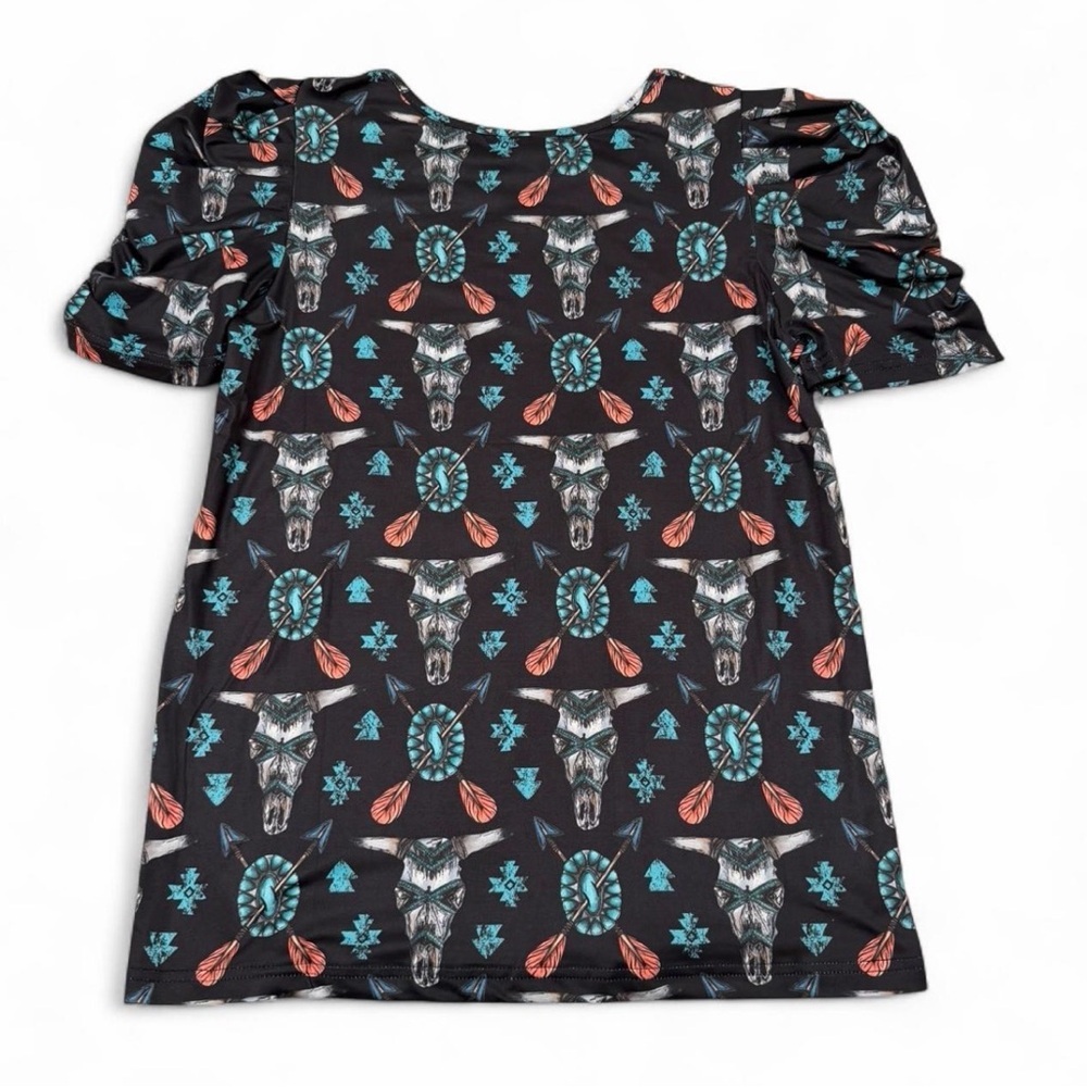 Sterling Kreek Western T-Shirt Bundle Women’s X-Small Aztec Rodeo Cowgirl Tops - Picture 10 of 13